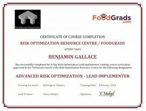 RORC Certificate