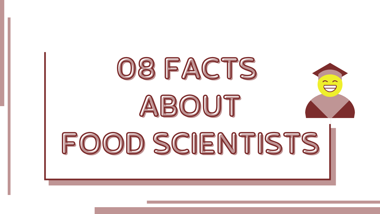 Header image with blog title 8 Facts About Food Scientists