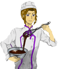 Anime style illustration of a Chocolatier