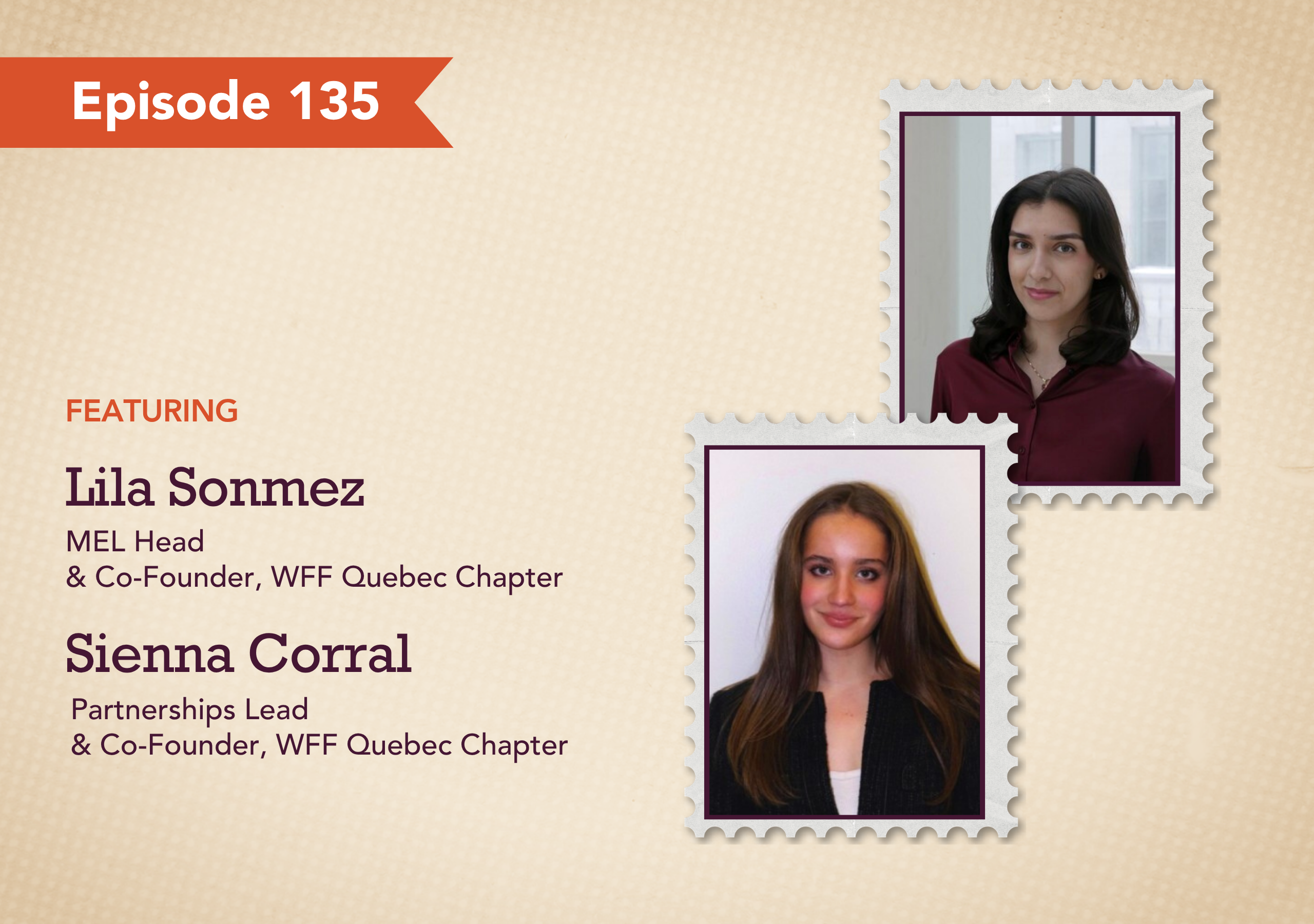 That's a Food Job! Episode 134 cover featuring Sienna Corral and Lila Sonmaz